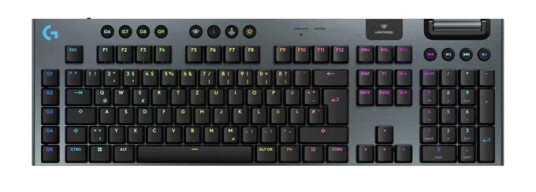 Logitech G G915 X LIGHTSPEED - Tactile - 100% full strrelse - standard - Gamingtastatur - Tysk - Svart