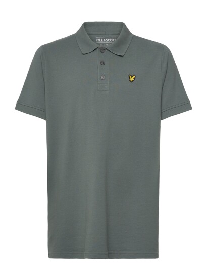 Lyle & Scott Plain Polo Shirt Khaki green 12 13 Lyle & Scott Plain Polo Shirt Khaki green 12 13