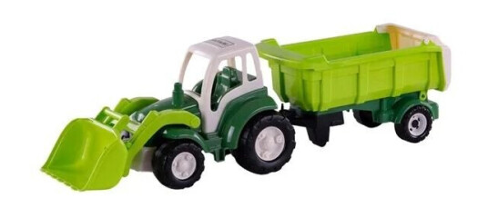 Cavallino Toys Cavallino XL Tractor Green with Tipper Trailer 86.5cm Cavallino Toys Cavallino XL Tractor Green with Tipper Trailer 86.5cm