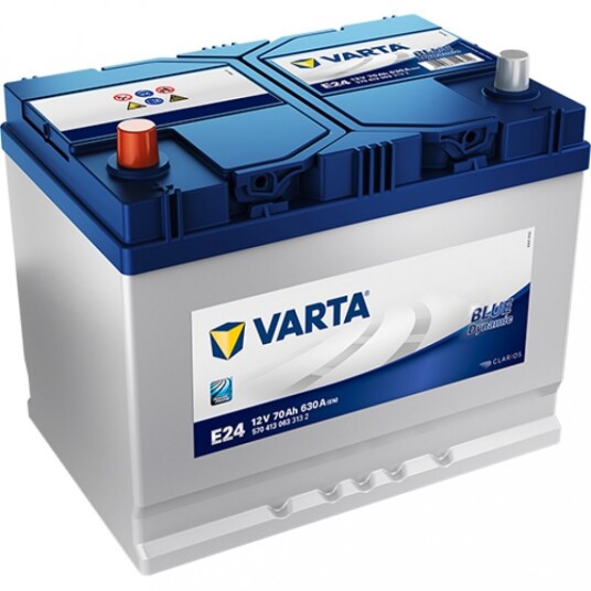 VARTA Blue Dynamic Batteri 12V 70AH 630CCA (261x175x200/220mm) +venstre E24.