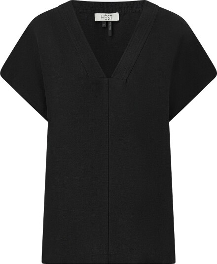 Hést Linbluse Simone Svart