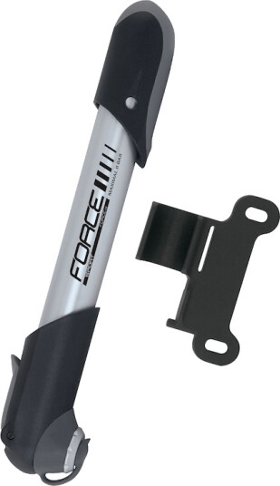 FORCE Sport Duo Telescope minipumpe sølv/sort