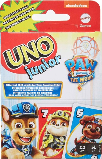 UNO Junior Paw Patrol Kortspill 3 År+