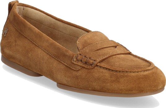 Tommy Hilfiger Th Flex Suede Loafer Ballerina Brown 39