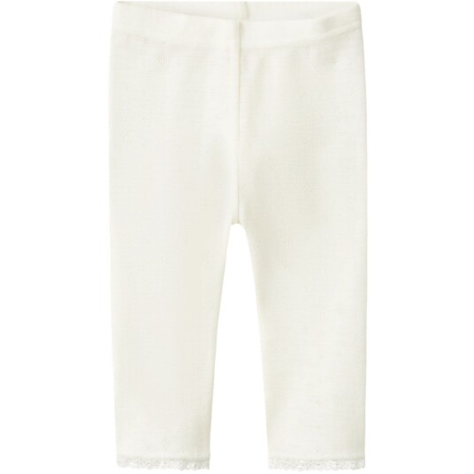 Name It Snow White Wang Ull Needle Leggings Solid Noos 86
