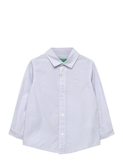 United Colors of Benetton Cotton Shirt Blue 82 United Colors of Benetton Cotton Shirt Blue 82