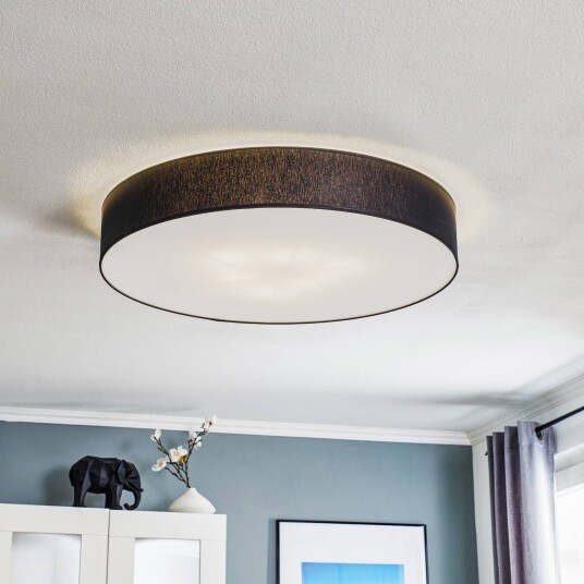 TK Lighting Rondo taklampe mørkegrå Ø 80cm