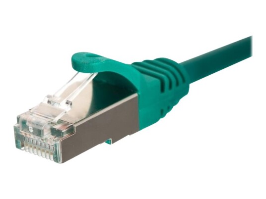 Netrack Koblingskabel Rj 45 Hann Til Rj 45 Hann 10 M S/Ftp Cat 5E Formstøpt Uten Hindringer Grønn BZPAT10FG