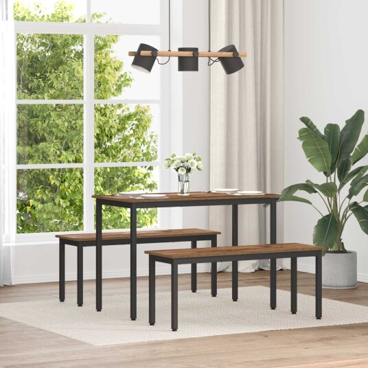 vidaXL benk Gammelt tre 110 x 35 x 45 cm Konstruert tre