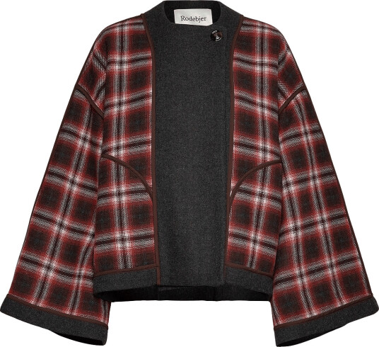 RODEBJER Rodebjer Chloe Check Burgundy L