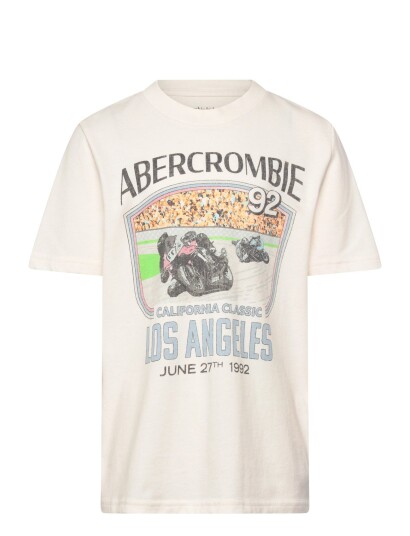 Abercrombie Kids Te S/S Tee White 13/14 Abercrombie Kids Te S/S Tee White 13/14