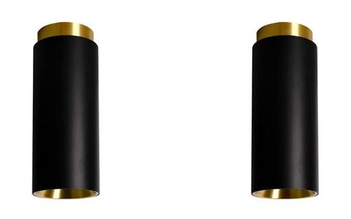 Dcw Éditions DCWéditions Tobo C85 Duo Taklampe Sort