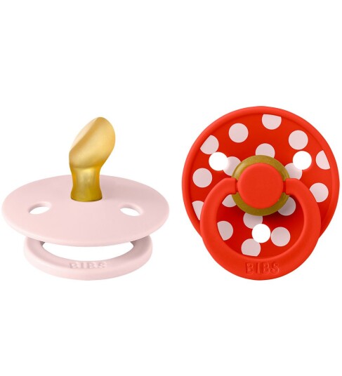 BIBS Colour Smokker Str. 1 Anatomisk 2 pack Blossom/Cand BIBS 0 6 md Smokk Rosa Rød BIBS Colour Smokker Str. 1 Anatomisk 2 pack Blossom/Cand BIBS 0 6 md Smokk Rosa Rød