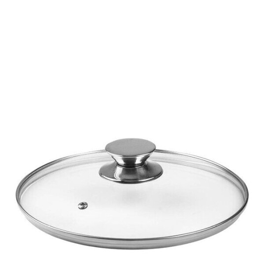 Ibili   Glasslokk 26 cm med rustfri knott