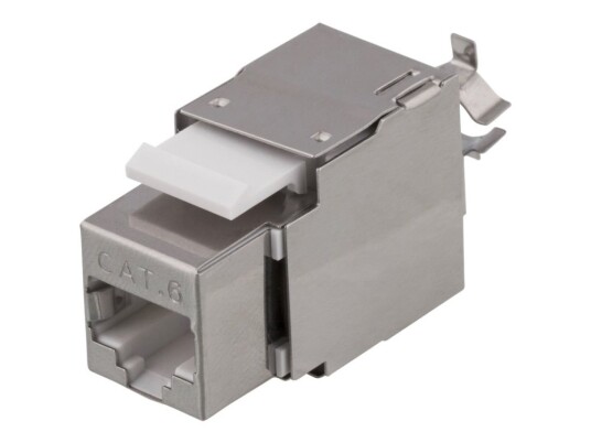 Deltaco Md-119 Modulinnlegg Cat 6 Rj-45 Hvit Metall Deltaco Md-119 Modulinnlegg Cat 6 Rj-45 Hvit Metall