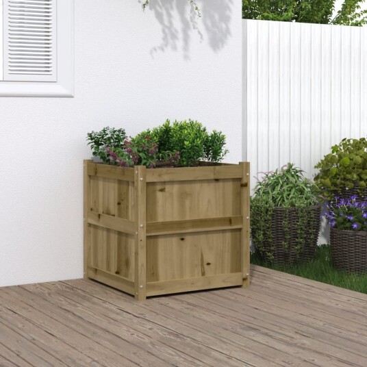 Plantekasser 60x60x60 cm impregnert furu