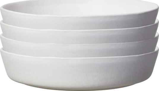 Scandi Living Sandsbro pastatallerken offwhite Ø23 cm 4 pk