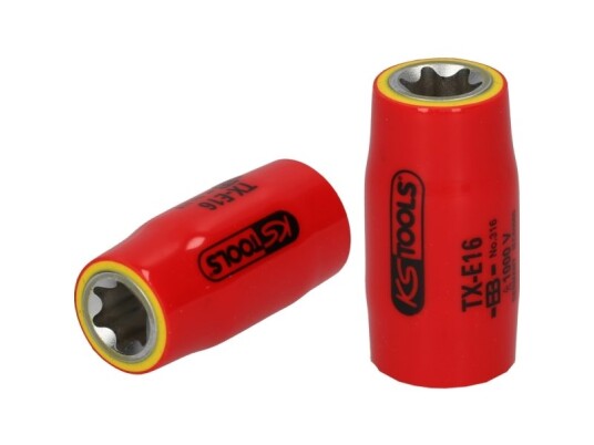 Ks Tools 117.2358, Stikkontakt, 1/2", 1 Hoder, Kromvanadiumstål, Din 3120, Iso 1174, Iec 60900, 88 G