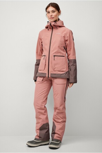 Áhkká Skibukser Light Padded Ski Pants Rosa