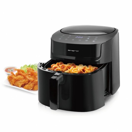 Emerio 7,2L Smart Airfryer med Digital Kontroll 1800W Svart Emerio 7,2L Smart Airfryer med Digital Kontroll 1800W Svart