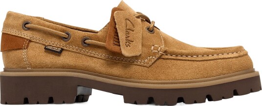 Clarks Cleyhill Boat G WHEAT SUEDE 42