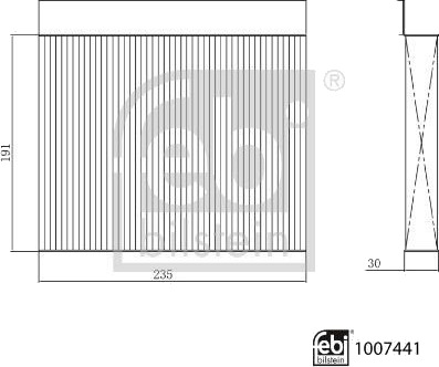 FEBI BILSTEIN 1007441 Kupefilter