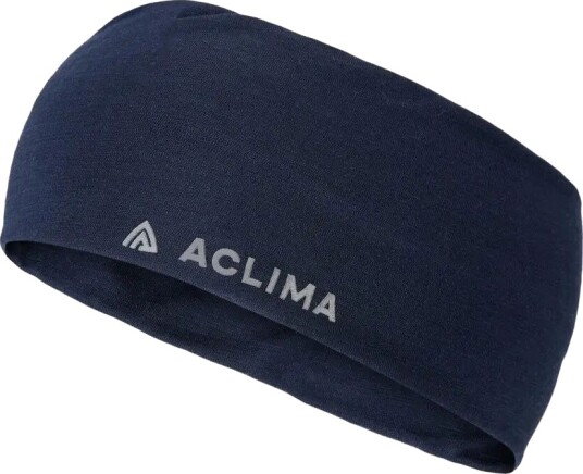 Aclima LightWool Headband pannebånd - navy blazer