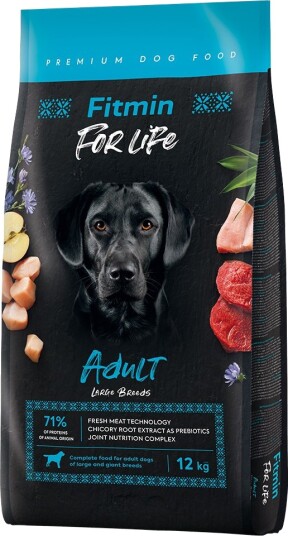 Fitmin Tørrfôr Adult Dog For Life Stor Rase 2 X 12 kg