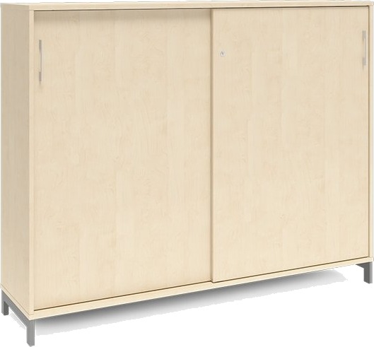 Kontorskab Dna, 1600X1275 Mm, Birk/Sort 3A4 Kontorskab Dna, 1600X1275 Mm, Birk/Sort 3A4