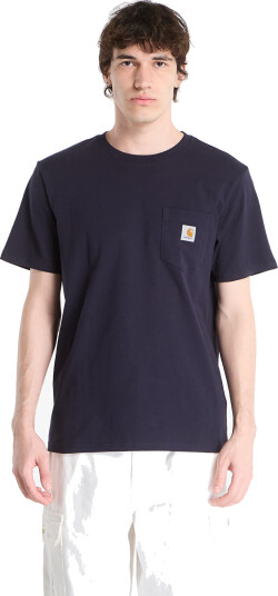 T skjorte Carhartt WIP S/S Pocket T Shirt Dark Navy XS