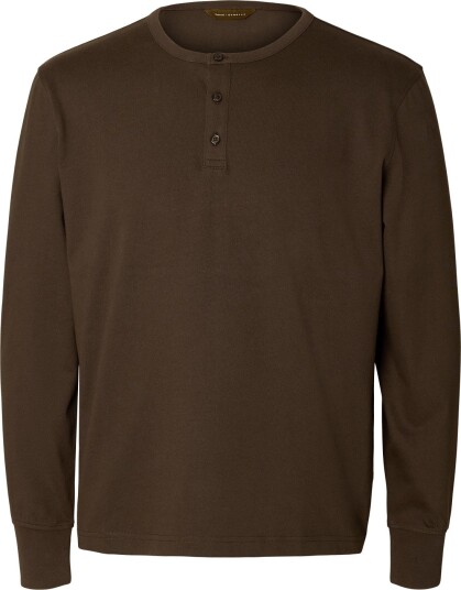 Selected Slmdomestic Ronan Ls Henley Brown S