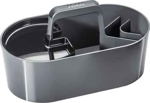 Han Toolbox Loft 1200 19 Acrylonitrilbutadienstyren Plast Mørkegrå Transparent 340 X 187 X 188 Mm 340 Mm 187 Mm 188 Mm