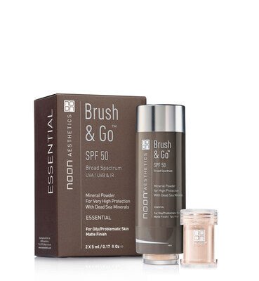 NOON Aesthetics Brush & GoSPF 50All skin types Tone 1 2x5ml NOON Aesthetics Brush & GoSPF 50All skin types Tone 1 2x5ml