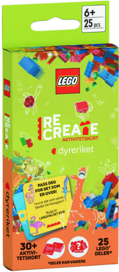 Lego Recreate Aktivitetskort Dyreriket Lego Recreate Aktivitetskort Dyreriket