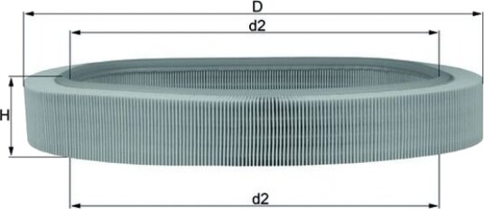 Luftfilter KNECHT LX 638 Luftfilter KNECHT LX 638