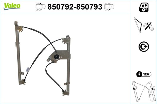 Vindusheis VALEO 850792