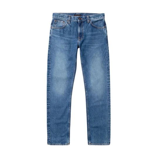 Nudie Jeans Herre Jeans Blå W32 L32,