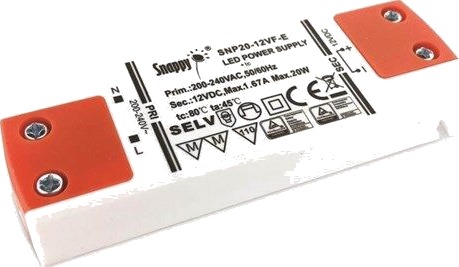 12V Led Driver 20W Ip20 Se20 12Vf Snappy
