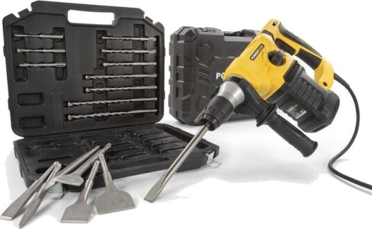 Hero-Tools Borhammer I Koffert + 17 Deler 5 j/1500 w
