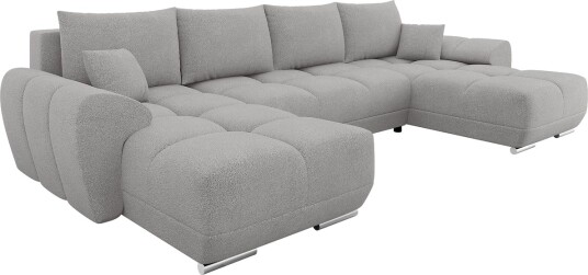 Simerly Sovesofa Dobbeldivan 4 seter   Grå
