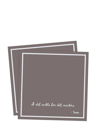ERNST Paper Napkin Beige 