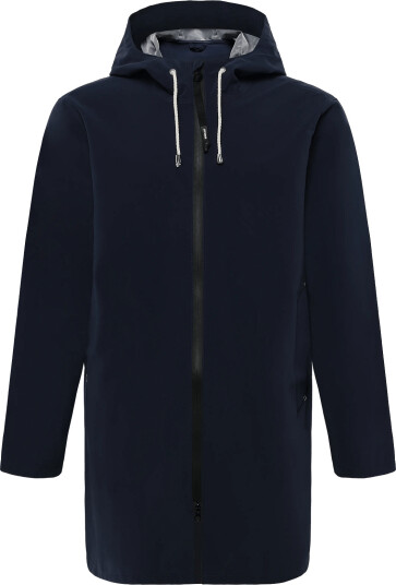 Stutterheim Stockholm Lightweight Zip Matte Navy Navy L Stutterheim Stockholm Lightweight Zip Matte Navy Navy L