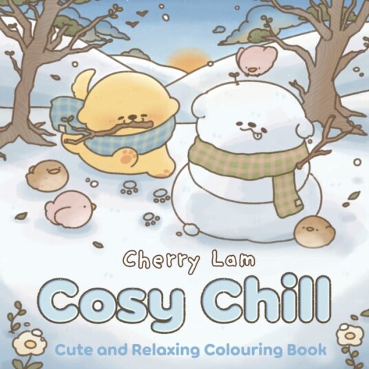 Cosy Chill Cute and Relaxing Colouring Book