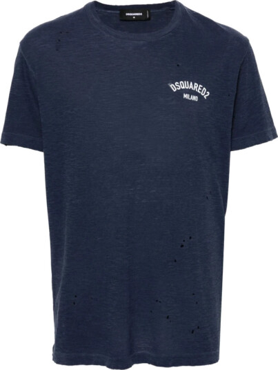 Dsquared2 Herre Topper Blå L,