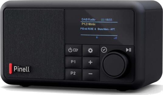 Pinell Compact Bærbar DAB+ Radio med Bluetooth Svart Pinell Compact Bærbar DAB+ Radio med Bluetooth Svart