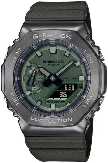 Casio Herreklokke GM-2100B-3AER G-Shock Grønn/Resinplast Ø44.4 mm