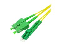 Microconnect Nettverkskabel Sc/Apc Enkeltmodus Hann Til Lc/Apc Enkeltmodus Hann 2 M Fiberoptisk 9 / 125 Micron Os1 Halogenfri FIB436002