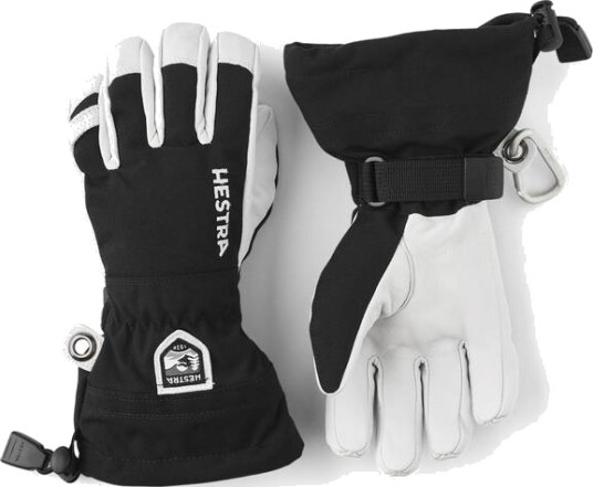 Hestra Army Leather Heli Ski Jr. 5f Svart 7