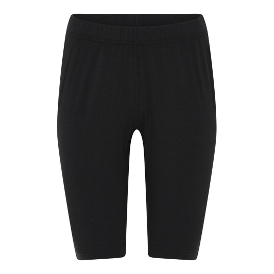 URBAN QUEST Women Bamboo Short Leggings - Black - M