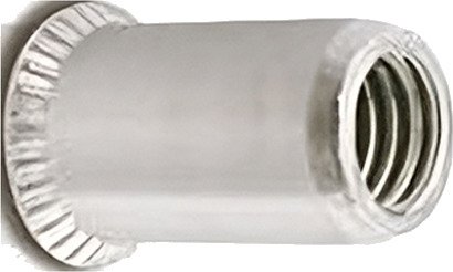 Ejot 460451 Blindnaglemutter forsenket, åpen M4, 3,5–5 mm, 250-pakning, Innfesting